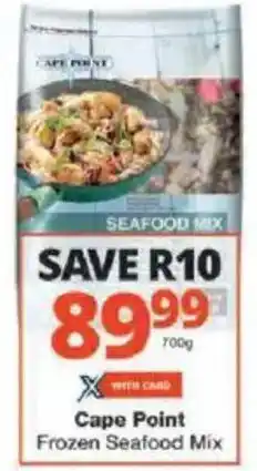 Checkers Cape Point Frozen Seafood Mix offer