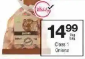 Checkers Class 1 Onions offer
