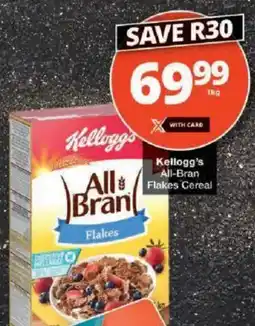Checkers Kellogg's All-Bran Flakes Cereal offer