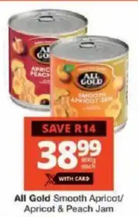 Checkers All Gold Smooth Apricot/ Apricot & Peach Jam offer