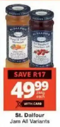 Checkers St. Dalfour Jam All Variants offer