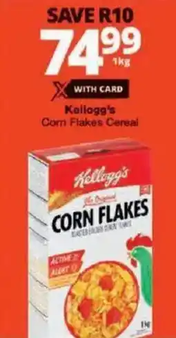 Checkers Kellogg's Corn Flakes Cereal offer