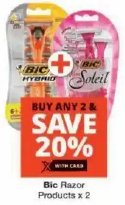 Checkers Bic Razor Products offer