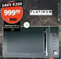 Checkers Platinum Mirror Finish Microwave offer
