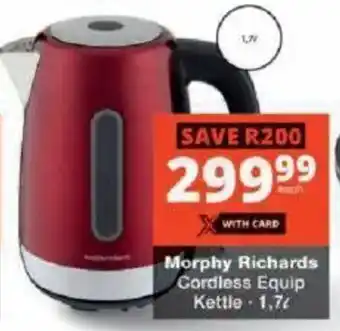 Checkers Morphy Richards Cordless Equip Kettle offer