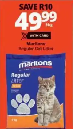 Checkers Marltons Regular Cat Litter offer