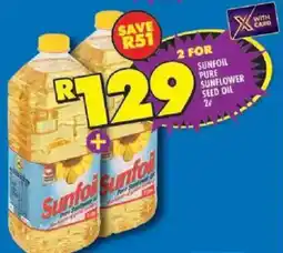 Shoprite SUNFOIL PURE SUNFLOWER SEED OIL offer