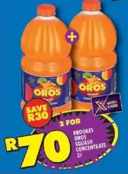 Shoprite Brookes oros squash concentrate offer