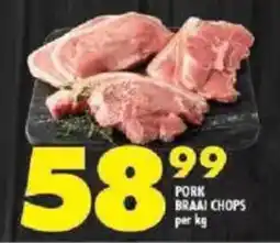 Shoprite Pork braai chops offer