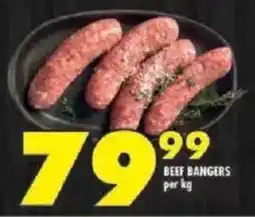Shoprite Beef bangers offer