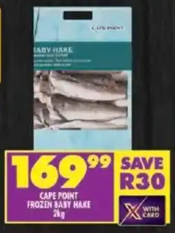 Shoprite Cape point frozen baby hake offer