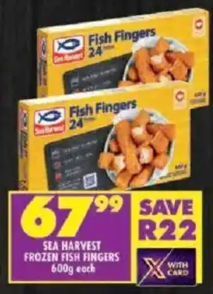 Shoprite Sea harvest frozen fish fingers offer