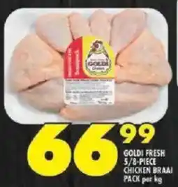 Shoprite Goldi fresh chicken braai pack offer