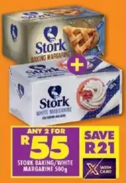 Shoprite Stork baking/ white margarine offer