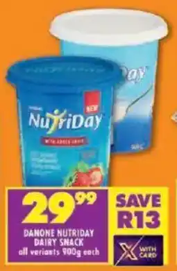 Shoprite Danone nutriday dairy snack offer