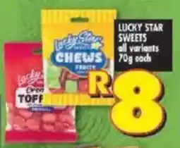 Shoprite Lucky star sweets offer
