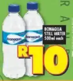 Shoprite Bonaqua still water offer