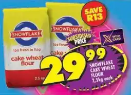 Shoprite Snowflake cake wheat flour offer