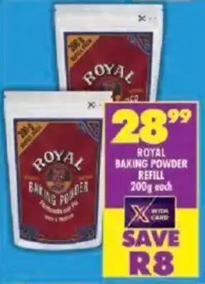 Shoprite Royal baking powder refill offer