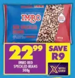 Shoprite Imbo red speckled beans offer