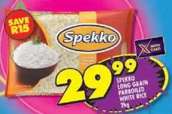 Shoprite Spekko long grain parboiled white rice offer