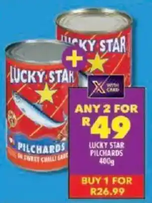 Shoprite Lucky star pilchards offer