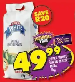 Shoprite Super white super maize meal offer