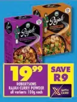 Shoprite Robertsons rajah curry powder all variants offer