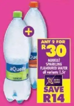 Shoprite Aquelle sparkling flavoured water offer