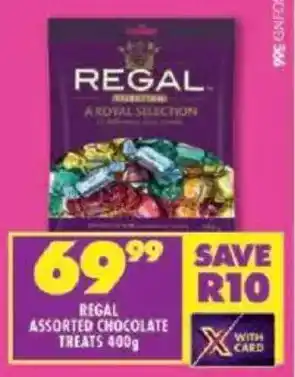 Shoprite Regal assorted chocolate treats offer
