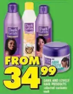 Shoprite Dark and lovely hair products offer