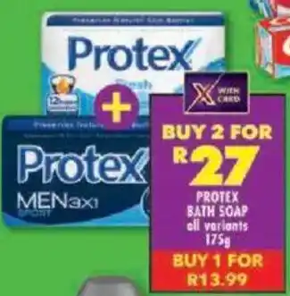 Shoprite Protex bath soap offer