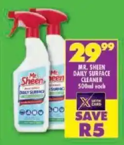 Shoprite Mr. sheen daily surface cleaner offer