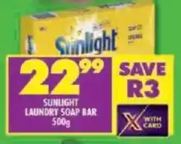 Shoprite Sunlight laundry soap bar offer