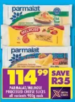 Shoprite Parmalat/ melrose processed cheese slices offer