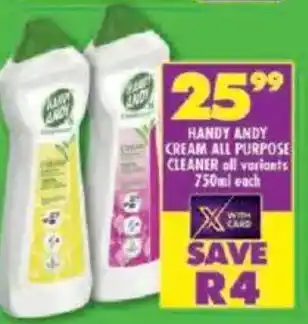 Shoprite Handy andy cream all purpose cleaner offer