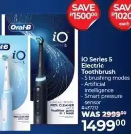 Dis-Chem Oral-B iO Series 5 Electric Toothbrush offer