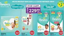 Dis-Chem Pampers Nappies/ Pants Value Pack offer