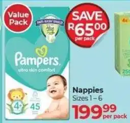 Dis-Chem Pampers Nappies offer