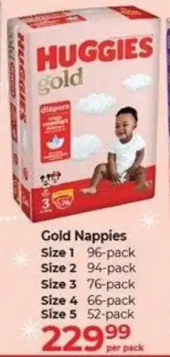 Dis-Chem Huggies Gold Nappies offer