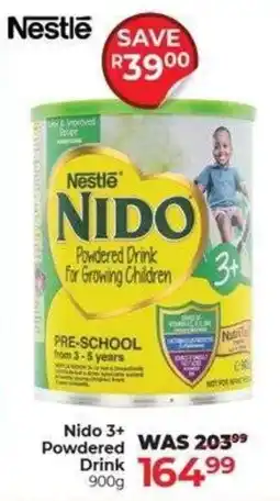 Dis-Chem Nestle Nido 3+ Powdered Drink offer