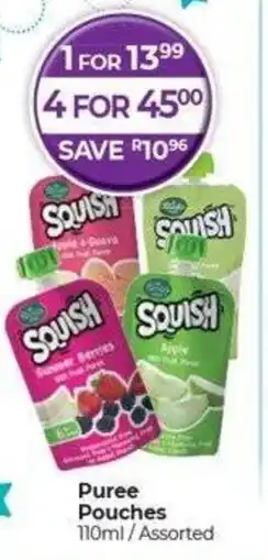 Dis-Chem Rhodes Puree Pouches offer