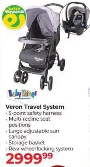Dis-Chem Baby Things Veron Travel System offer