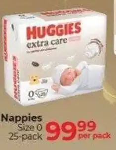 Dis-Chem Huggies Extra Care Nappies offer