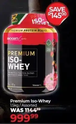 Dis-Chem Biogen Premium Iso-Whey offer