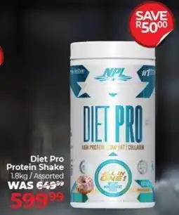 Dis-Chem NPL Diet Pro Protein Shake offer
