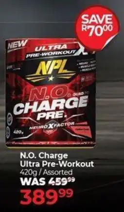 Dis-Chem NPL N.O. Charge Ultra Pre-Workout offer
