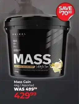 Dis-Chem Primal Mass Gain offer