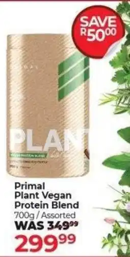 Dis-Chem Primal Plant Vegan Protein Blend offer