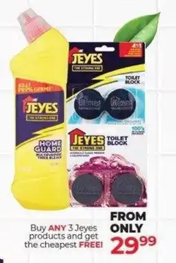 Dis-Chem Jeyes products offer